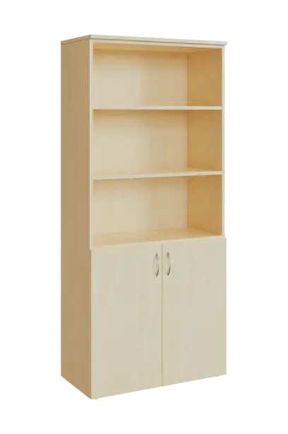 N 5 - 8DN3 kancelářská skříň, 2-dveřová/nika, 1800x800x400, bříza irská